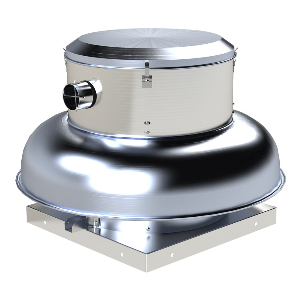 Canarm 16 1/2" Variable Speed Downblast Direct-Drive Aluminum Exhaust Fan ALX165-DD050EC - 2,529 CFM, 1 Phase, 1/2 hp