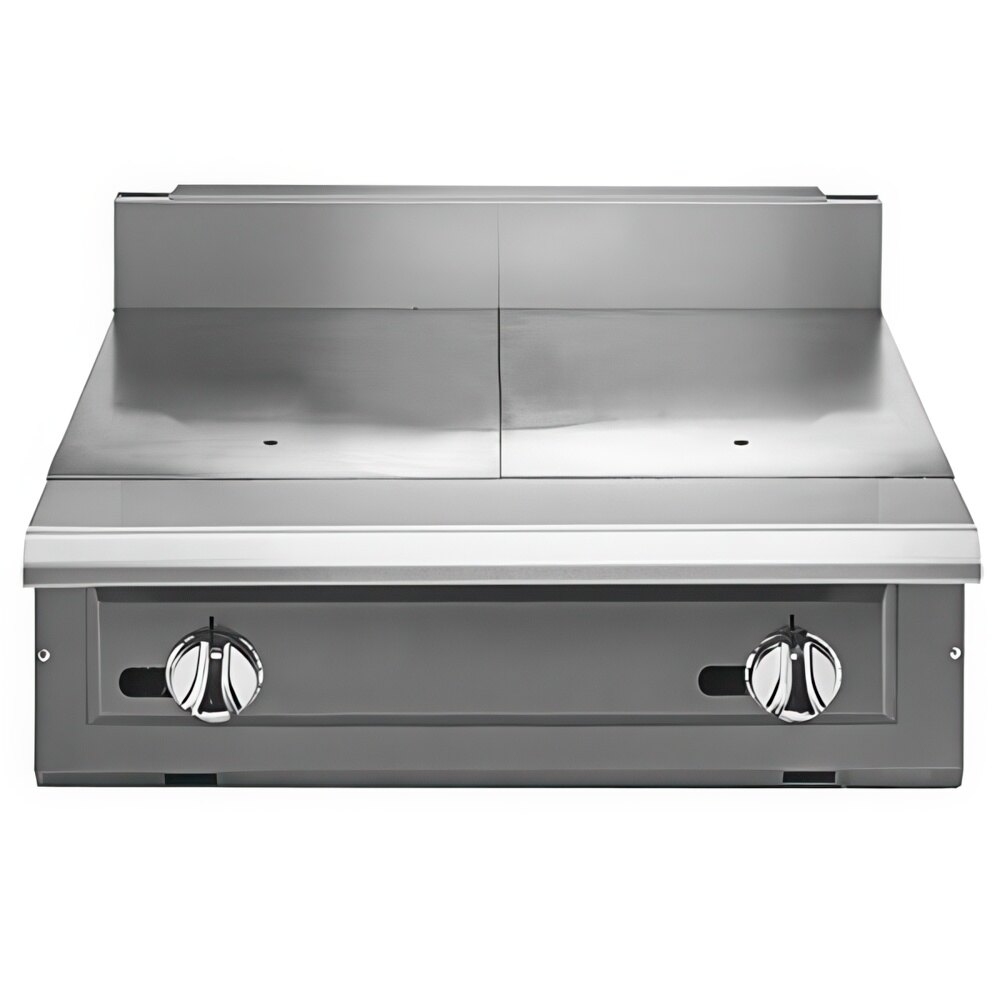 Vulcan V224H-NAT V Series Natural Gas 24" Modular Heavy-Duty Range with 2 Hot Tops - 60,000 BTU