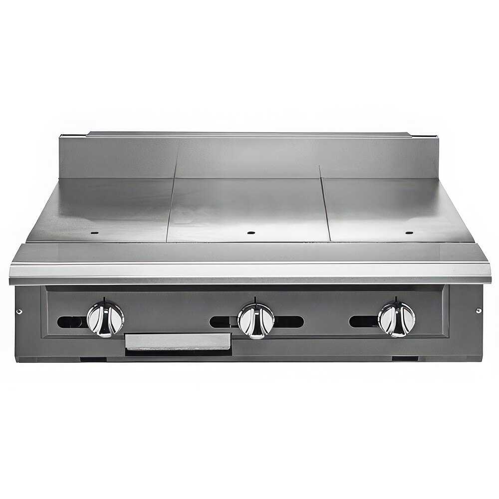 Vulcan V336H-NAT V Series Natural Gas 36" Modular Heavy-Duty Range with 3 Hot Tops - 90,000 BTU