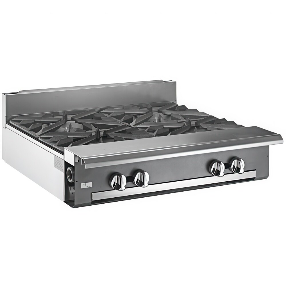 Vulcan V4B36-NAT V Series Natural Gas 4 Burner 36" Modular Heavy-Duty Range - 132,000 BTU