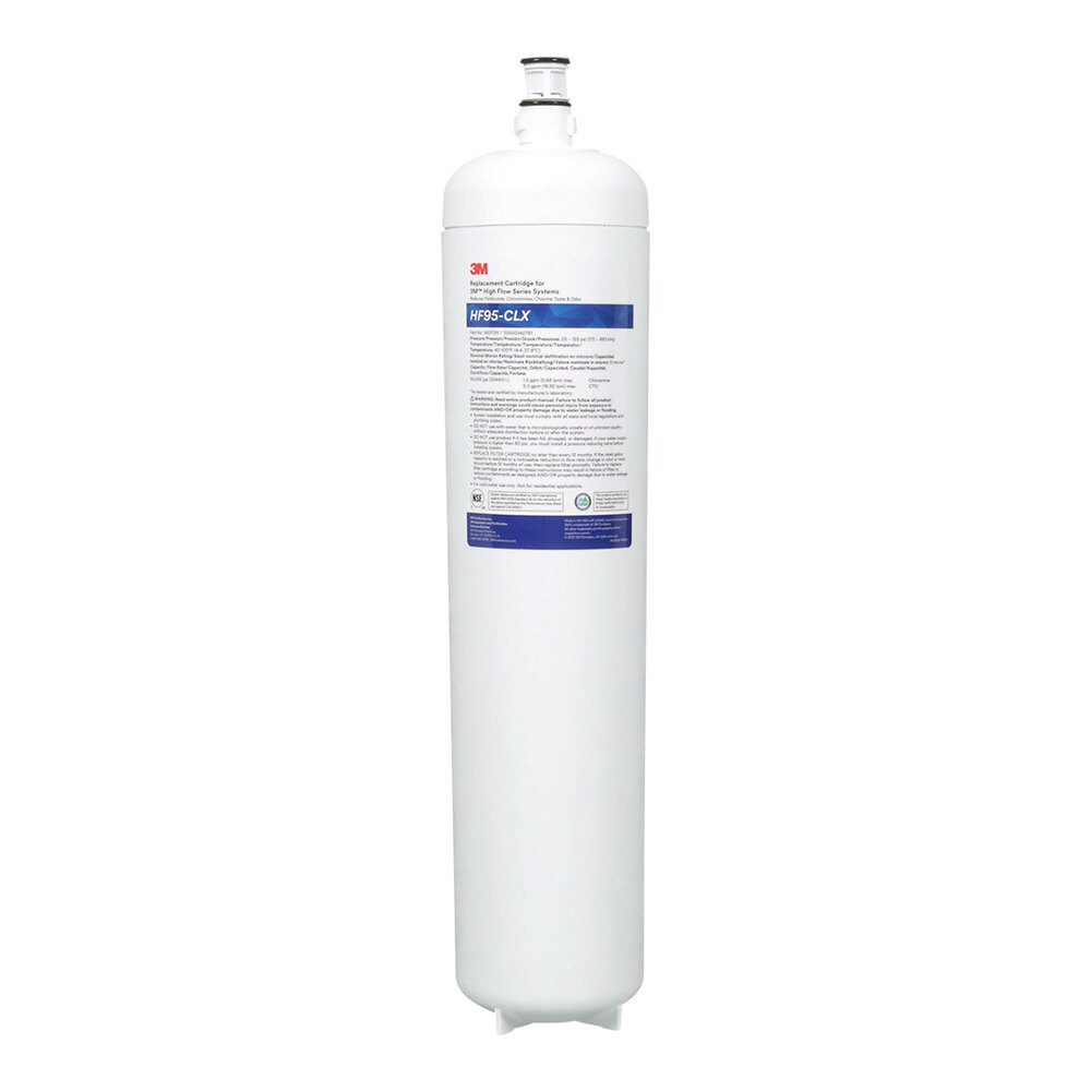 3M Water Filtration Products 5637311 High Flow Series HF95-CLX Filter Cartridge - 5 Micron Rating and 5 GPM