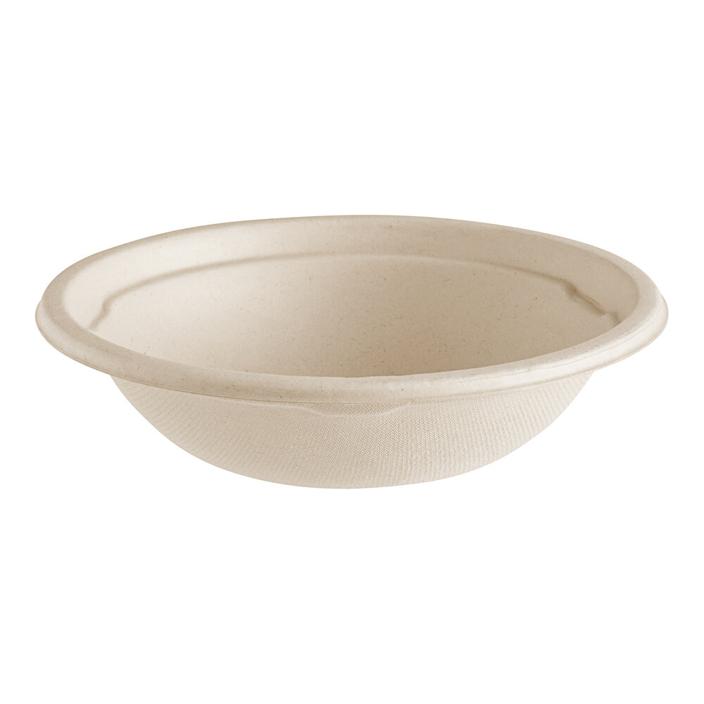 World Centric 16 oz. Compostable Fiber Take-Out Bowl - 500/Case
