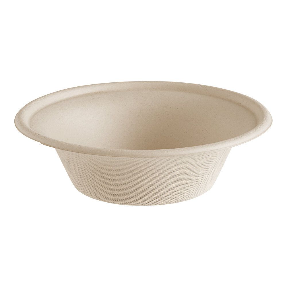 World Centric 11.5 oz. Compostable Fiber Bowl with LeafPlus - 1,000/Case