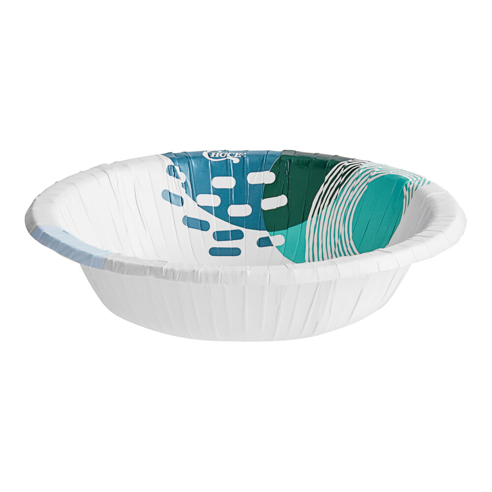 Choice 12 oz. Lifestyle Series Heavy Weight Paper Bowl - 500/Case
