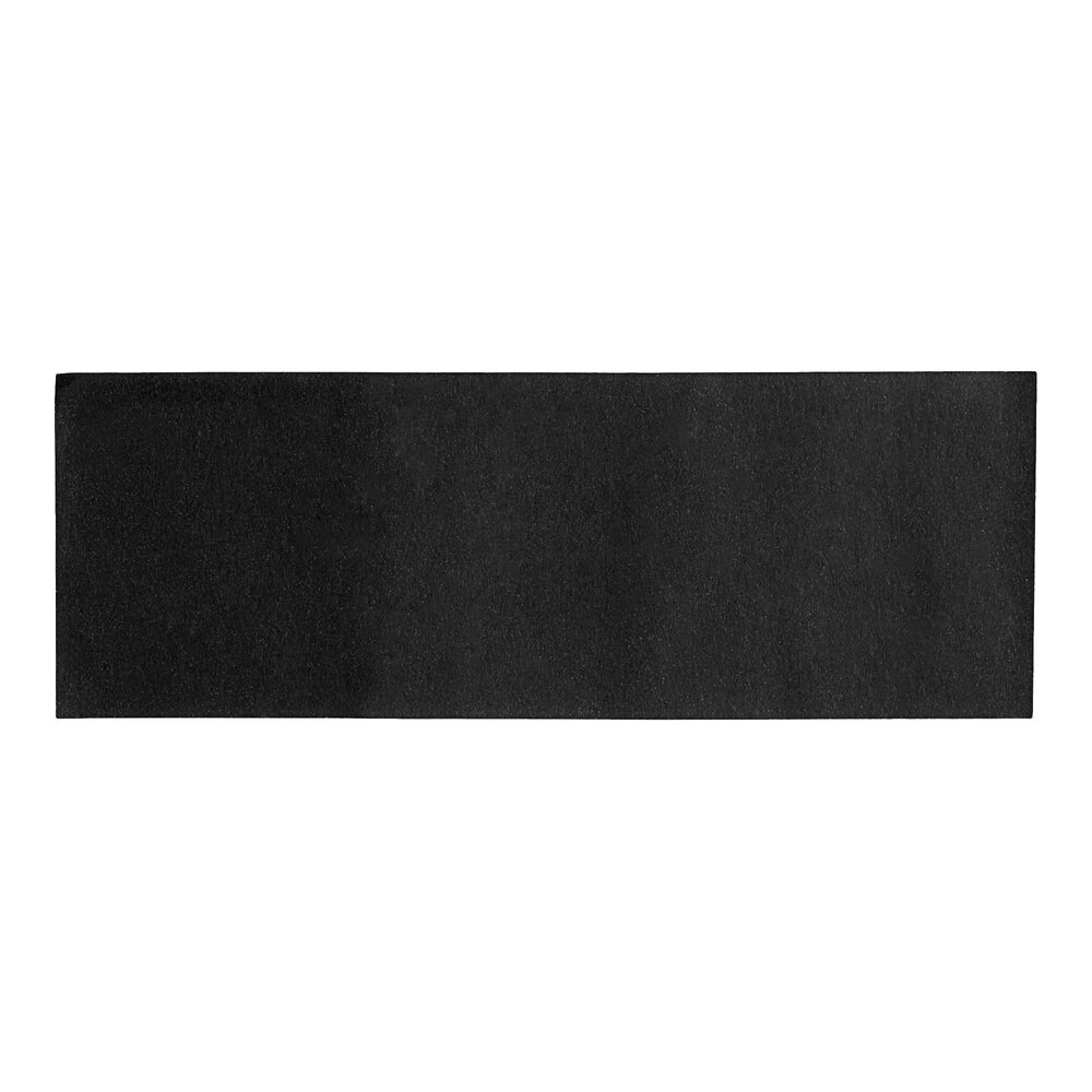 Choice Black Self-Adhering Customizable Paper Napkin Band - 20,000/Case
