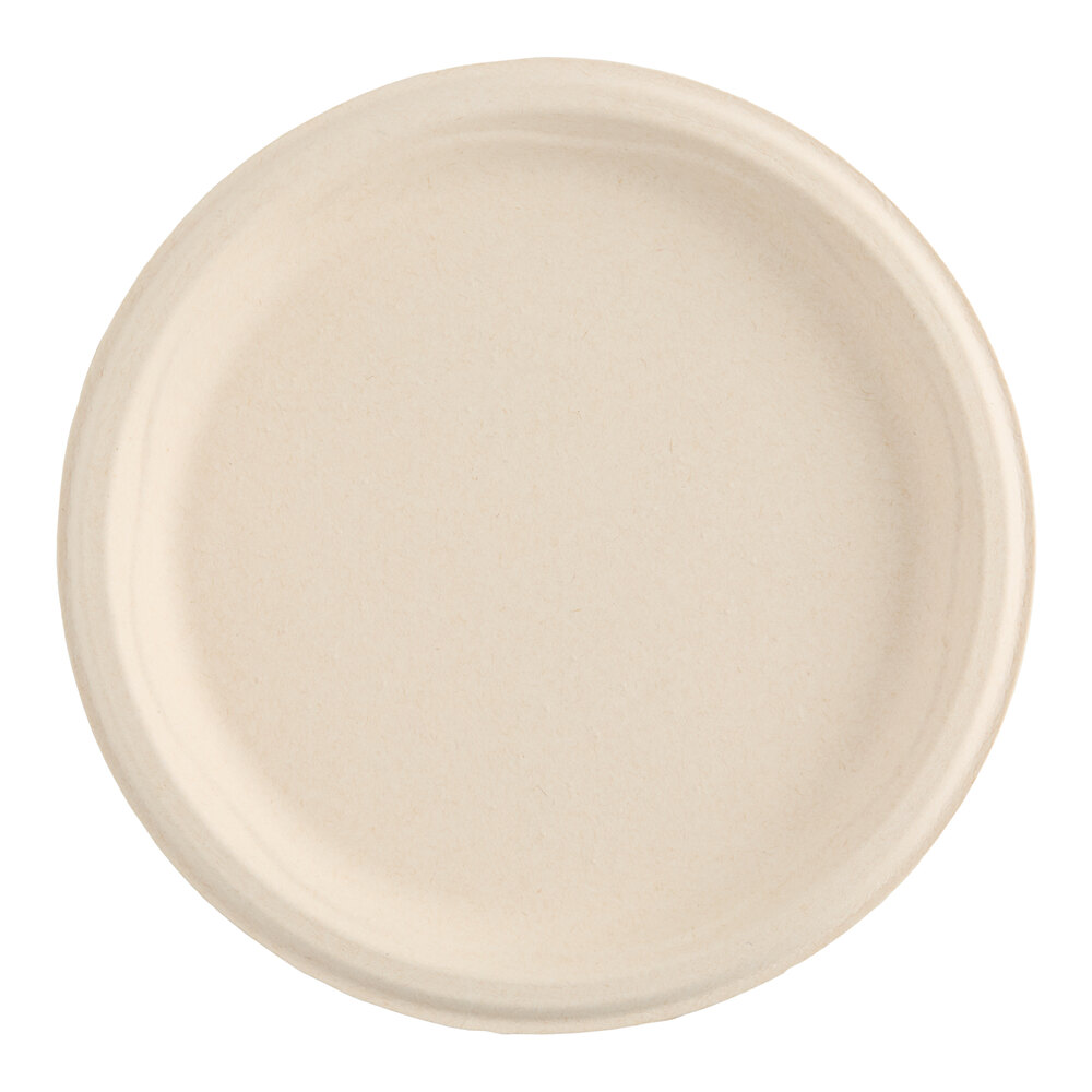 Dart 10" Round Fiber Plate - 500/Case