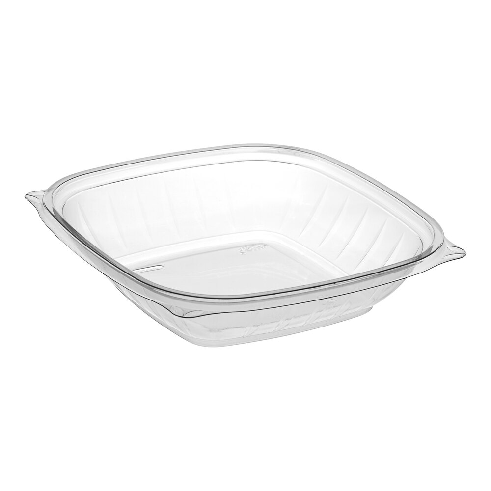 Dart C32SB PresentaBowls Pro 32 oz. Clear Polypropylene Square Bowl - 252/Case