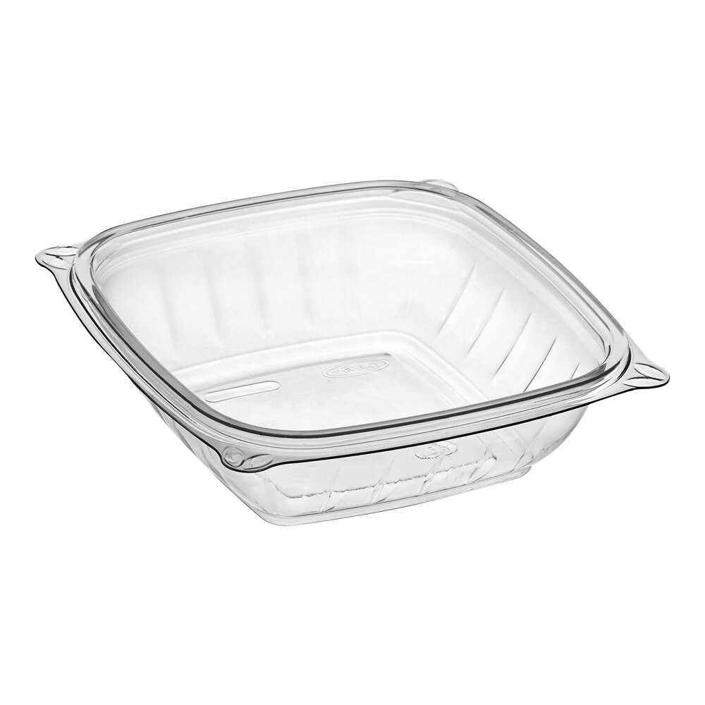 Dart C8SB PresentaBowls Pro 8 oz. Clear Polypropylene Square Bowl - 504/Case