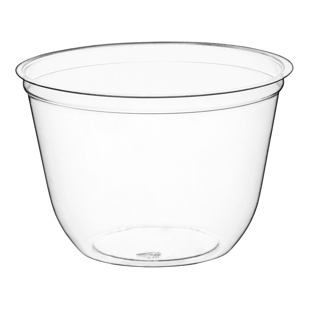 WNA Comet Signature 10 oz. Clear PET Plastic Dessert Cup - 1,000/Case