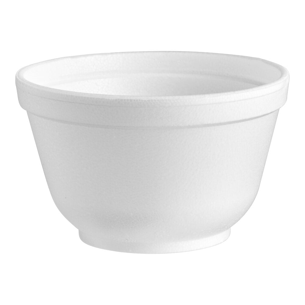 Dart 6B12 6 oz. Insulated White Foam Container - 50/Pack