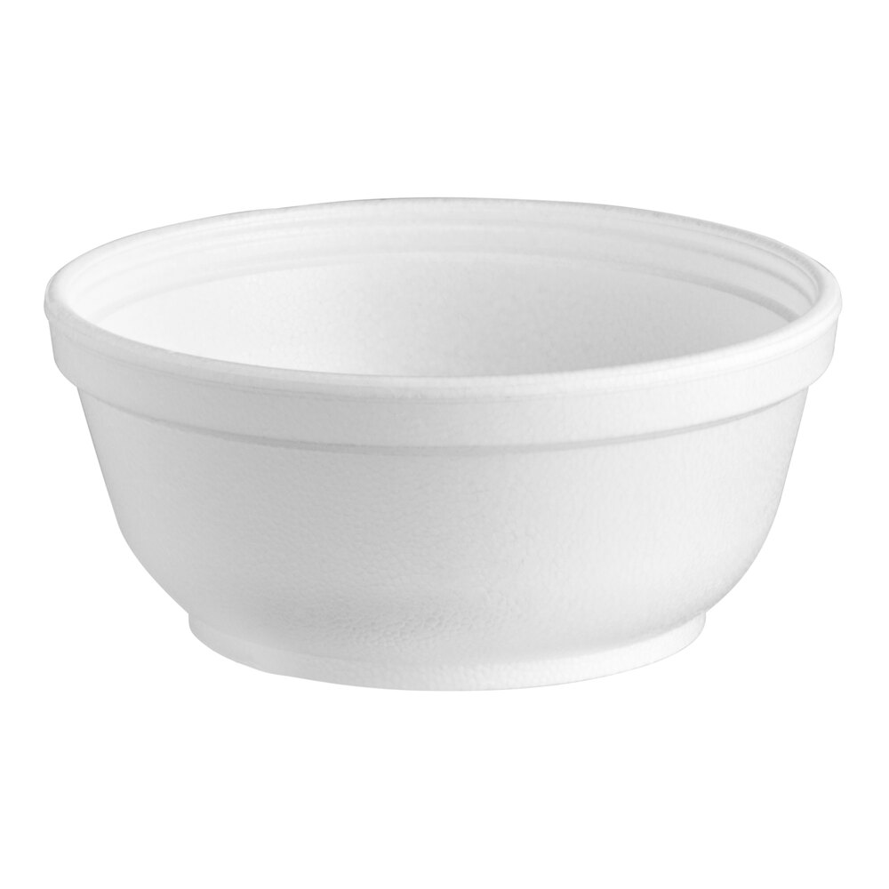 Dart 8B20 8 oz. Insulated White Foam Container - 50/Pack