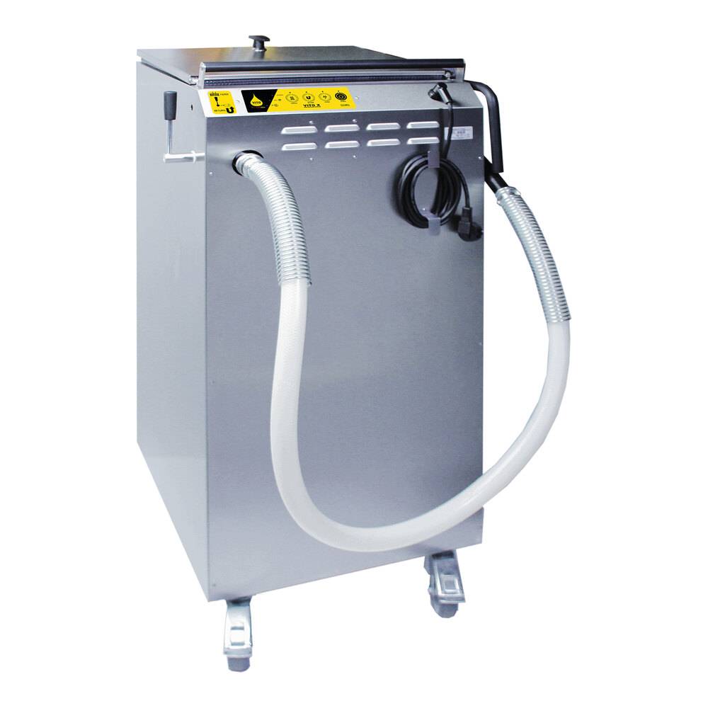 Vito Fryfilter VITO XL 219 lb. Mobile Fryer Oil Filter System - 100-120V, 1,200W