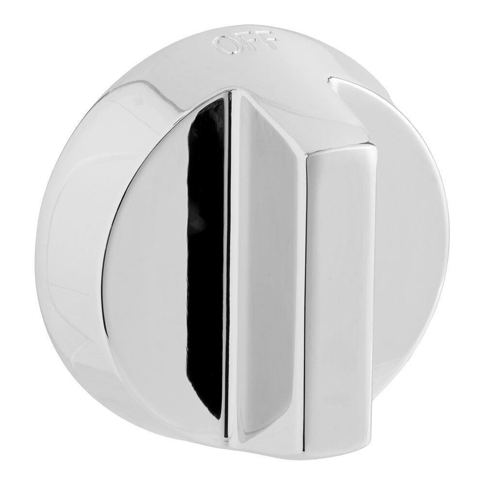 AllPoints 221165 2 1/2" Broiler / Grill / Stock Pot / Wok Range Top Burner Valve Knob (Off, On)