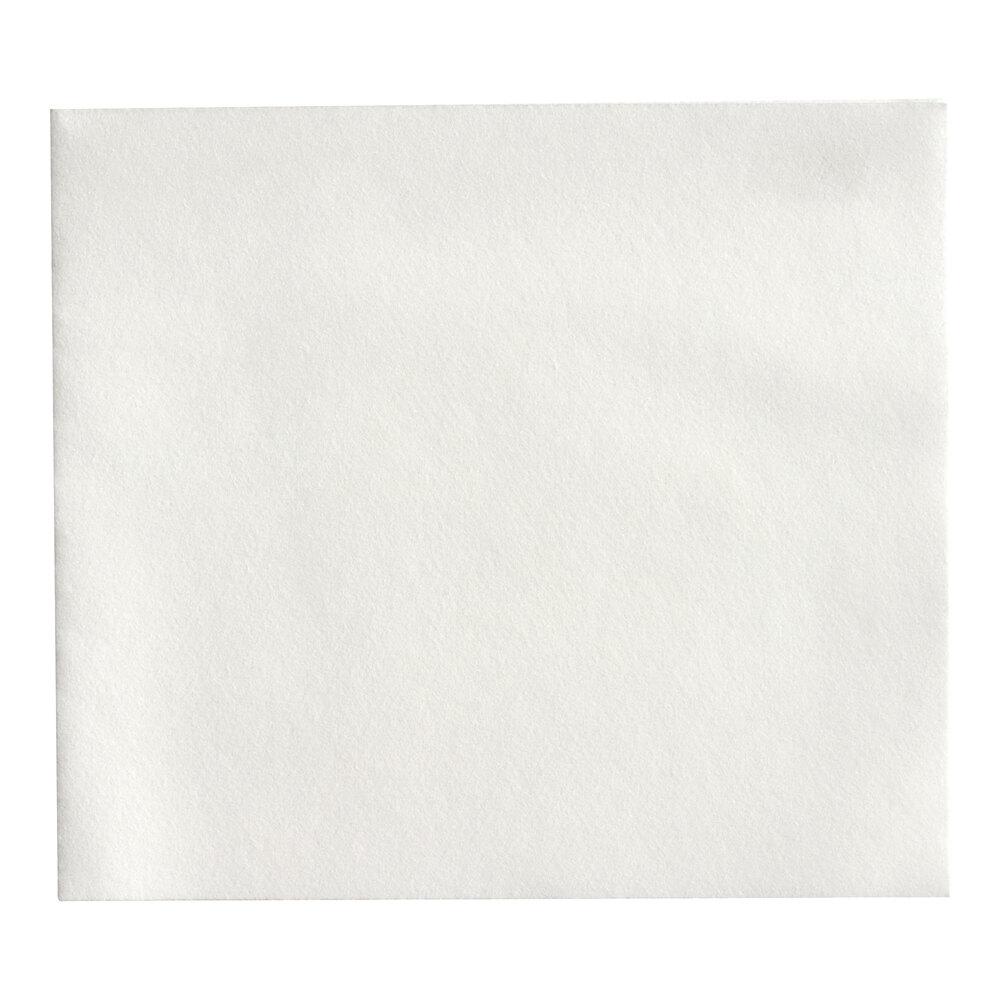 Choice Premium White Linen-Feel 1/4 Fold Dinner Napkin - 800/Case