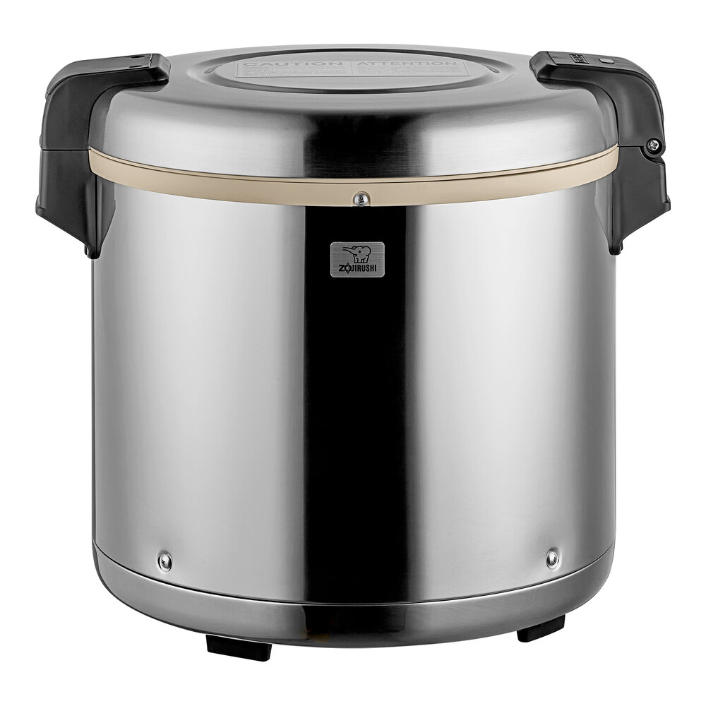 Zojirushi THA-803SA 88 Cup (Cooked) Stainless Steel Electric Rice Warmer with Removable Pot - 120V, 77W