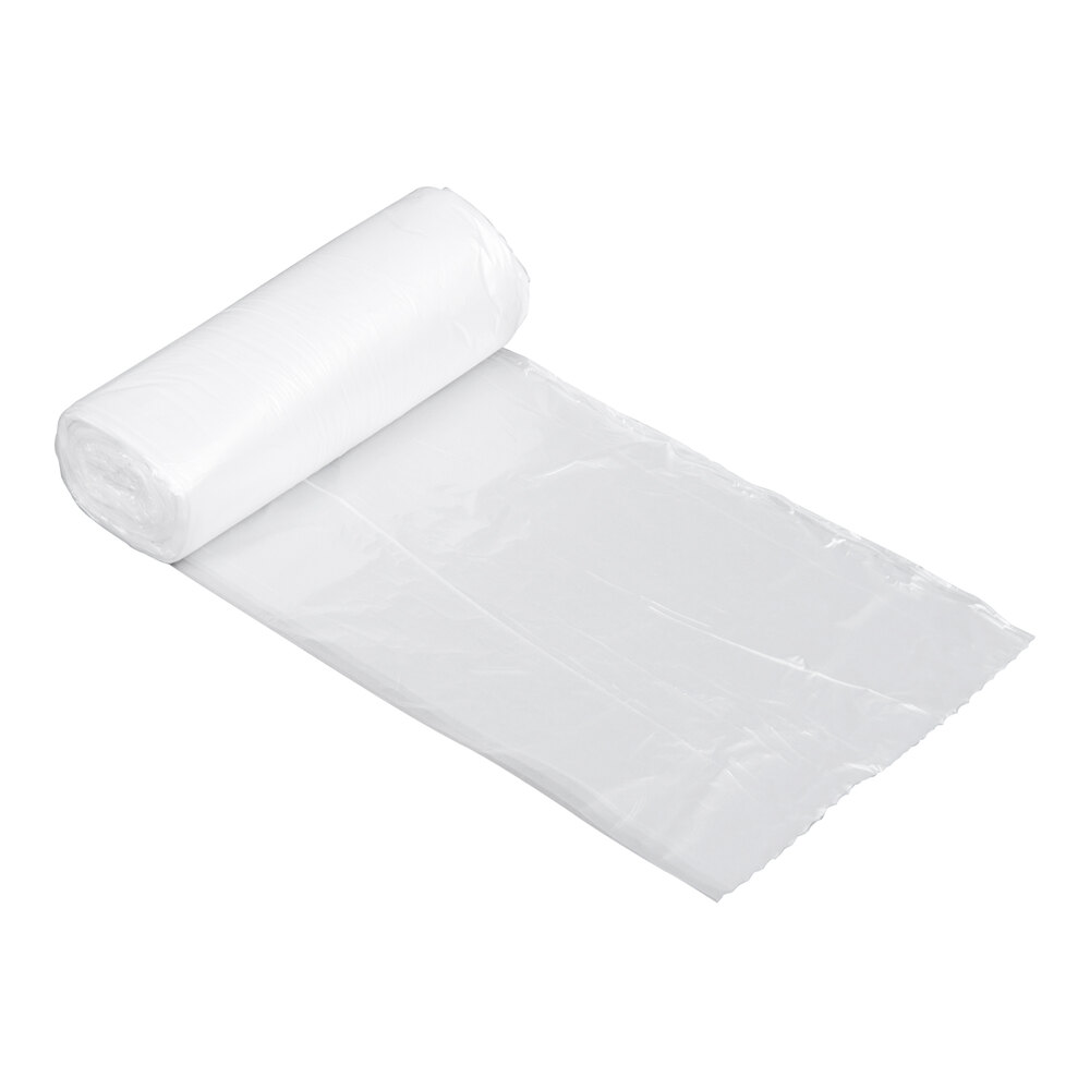 Lavex 4 Gallon 6 Micron 17" x 18" High Density Janitorial Can Liner / Trash Bag - 2,000/Case