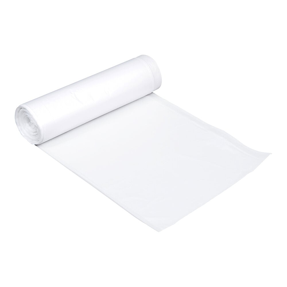 Lavex 40-45 Gallon 16 Micron 40" x 48" High Density Janitorial Can Liner / Trash Bag - 250/Case