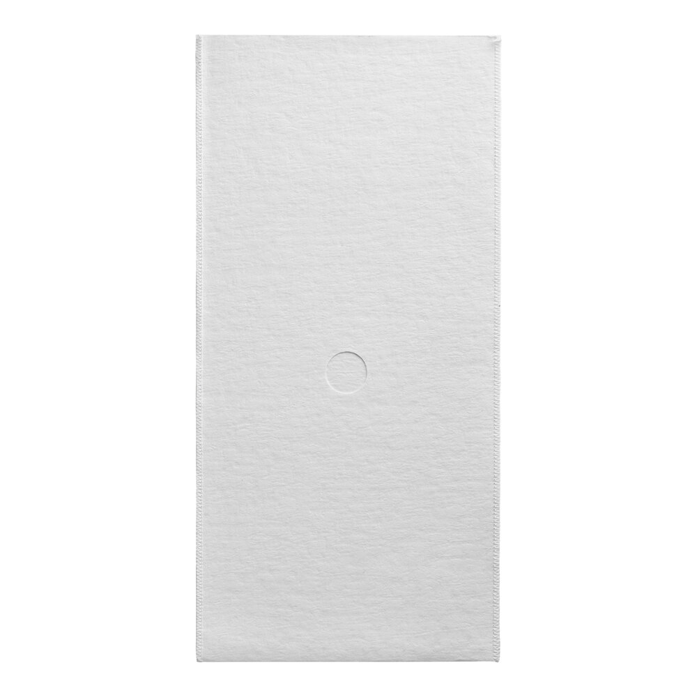 Pitco A6667104 Equivalent 10" x 20 1/2" Heavy-Duty Envelope Style Filter Paper - 100/Box