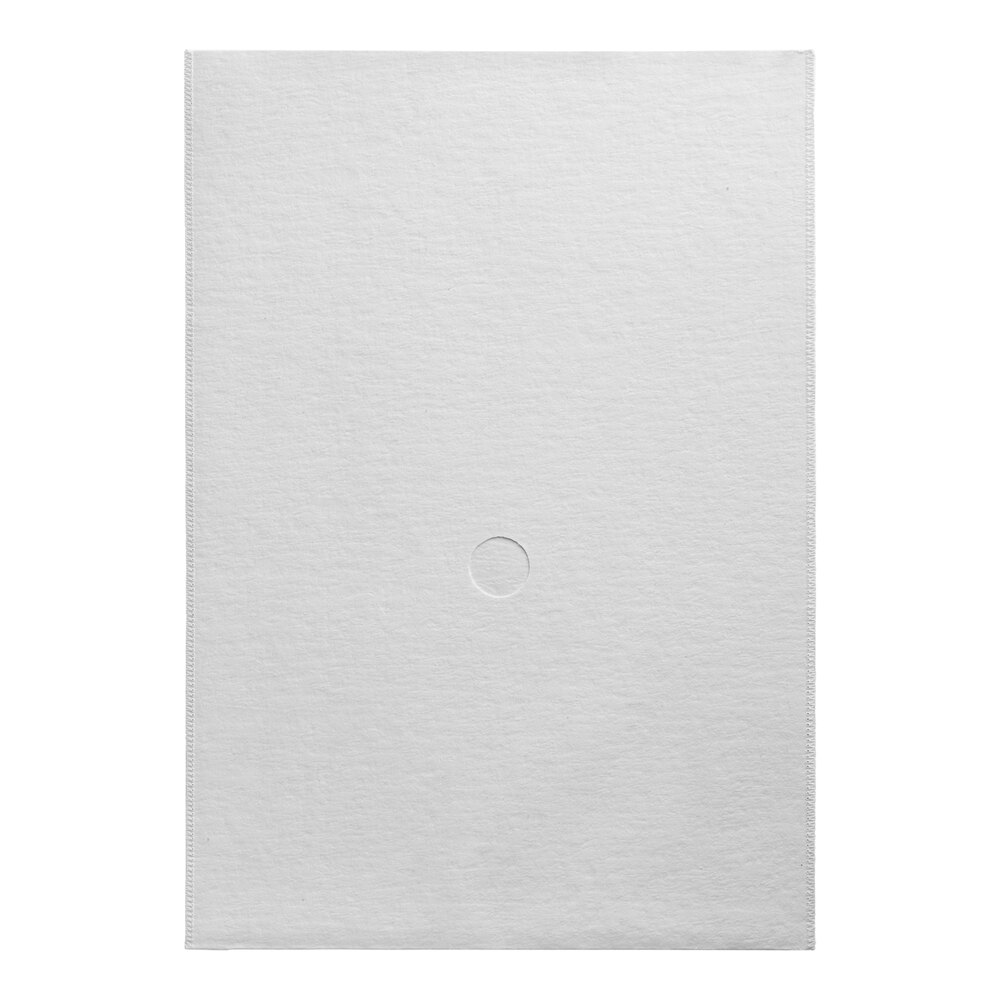 Pitco A6667103 Equivalent 14 3/8" x 20 1/2" Heavy-Duty Envelope Style Filter Paper - 100/Box
