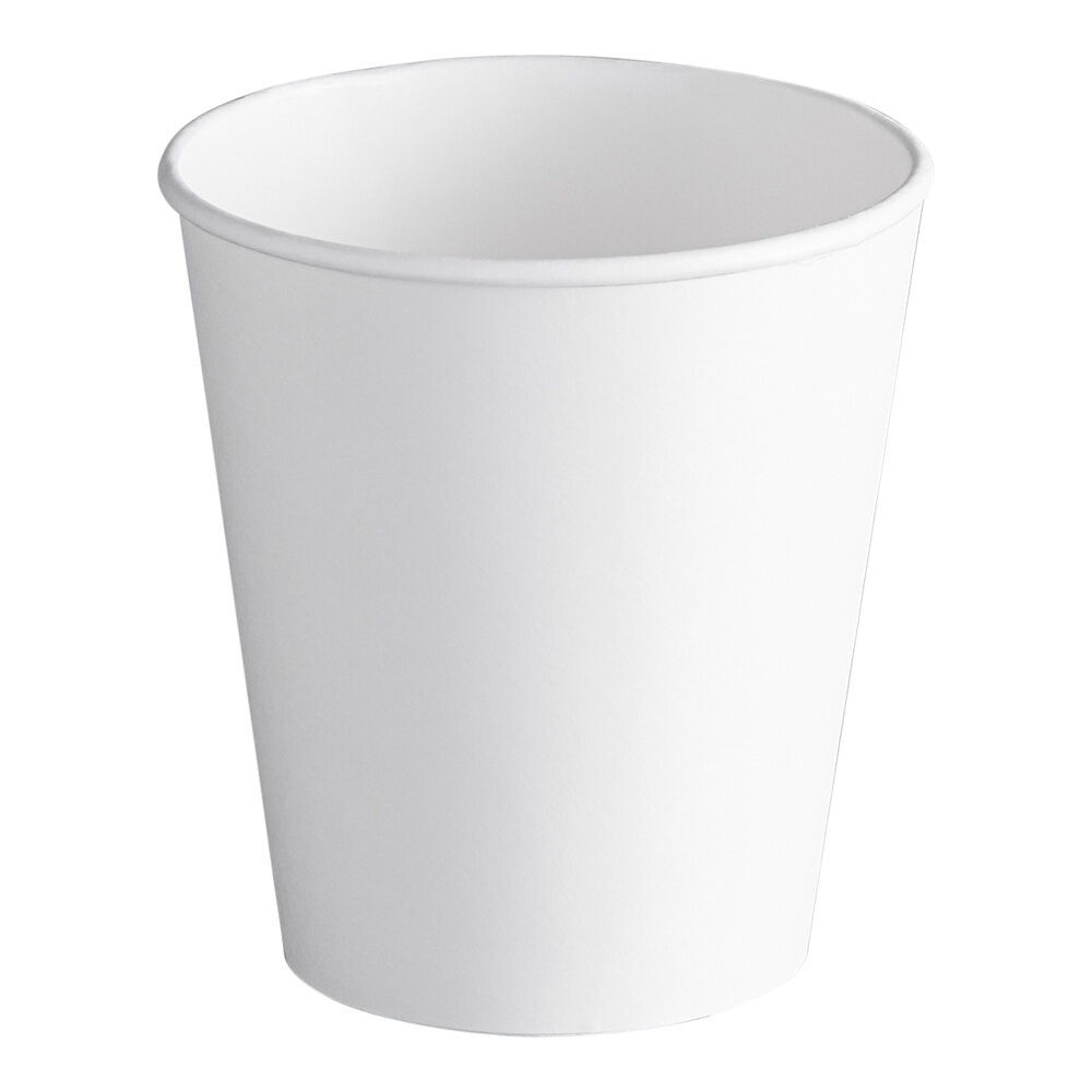 Dart DWTG12W ThermoGuard 12 oz. Insulated White Paper Hot Cup - 30/Pack