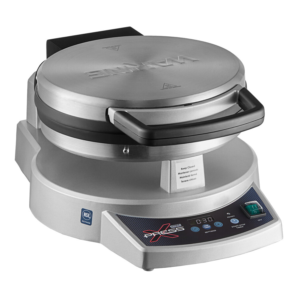 Waring XPress WSC300 13 1/2" Dual-Surface Multipurpose Aluminum Non-Stick Electric Cooktop - 120V, 1800W