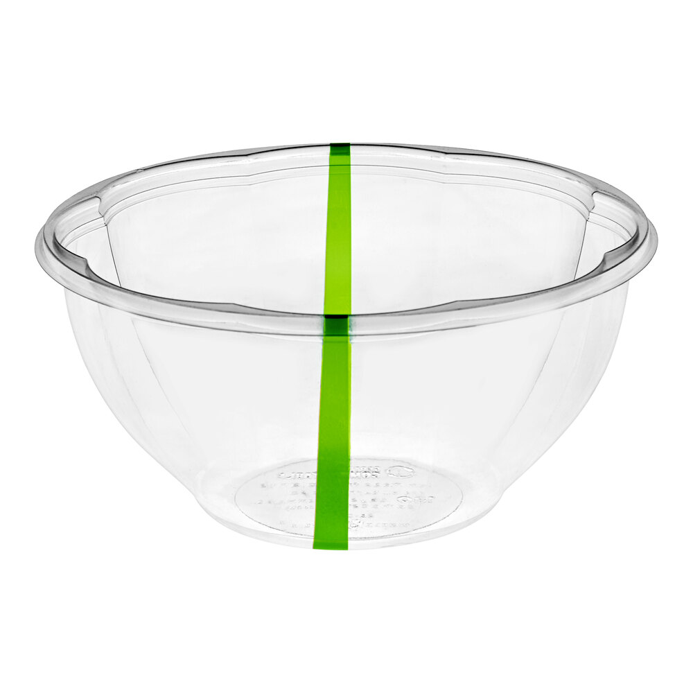 World Centric GreenLight Compliant 32 oz. PLA Plastic Compostable Deli Bowl - 600/Case
