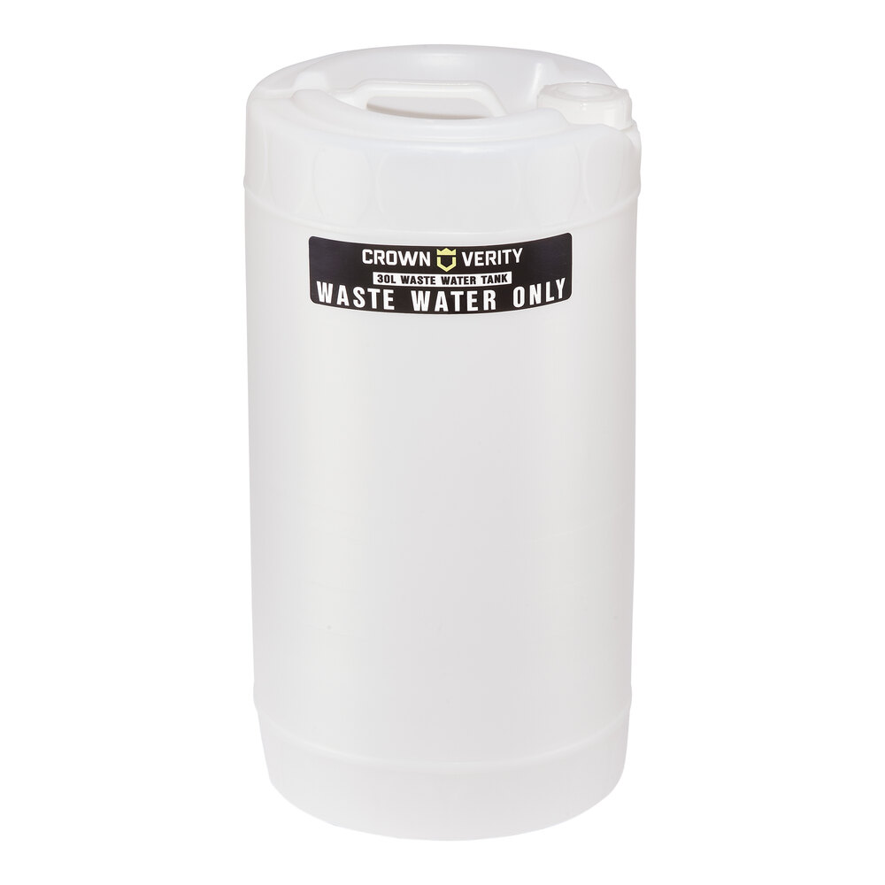 Crown Verity ZSC-2282-K 7 1/2 Gallon Waste Water Tank for Crown Verity PHS Portable Sinks and TG Grills