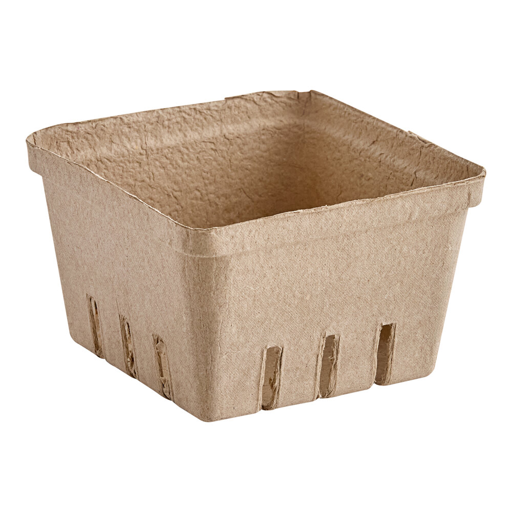 Choice 1 Qt. Pulp Produce Basket - 240/Case