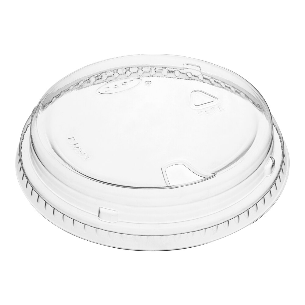 Solo 626NSL Prima PET Plastic Cold Cup Strawless Lid - 100/Pack