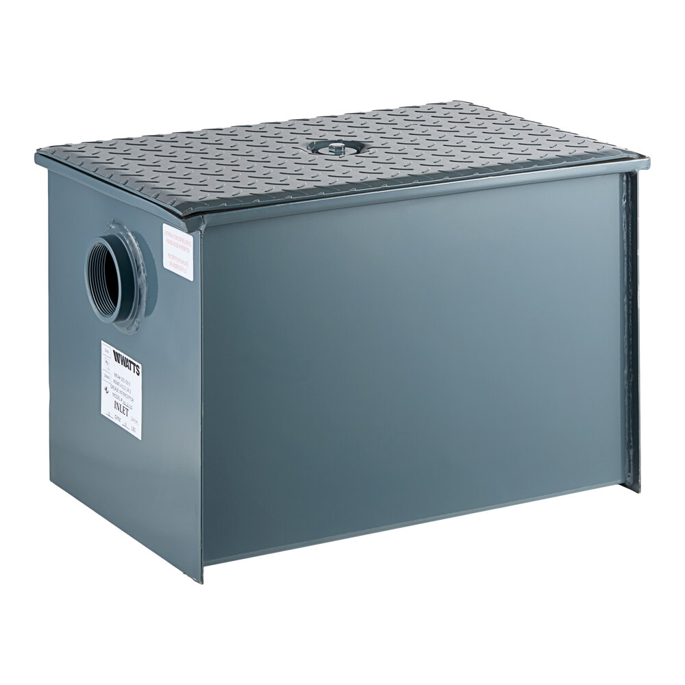Watts WD-25-THD 50 lb. Grease Trap with Threaded Connections
