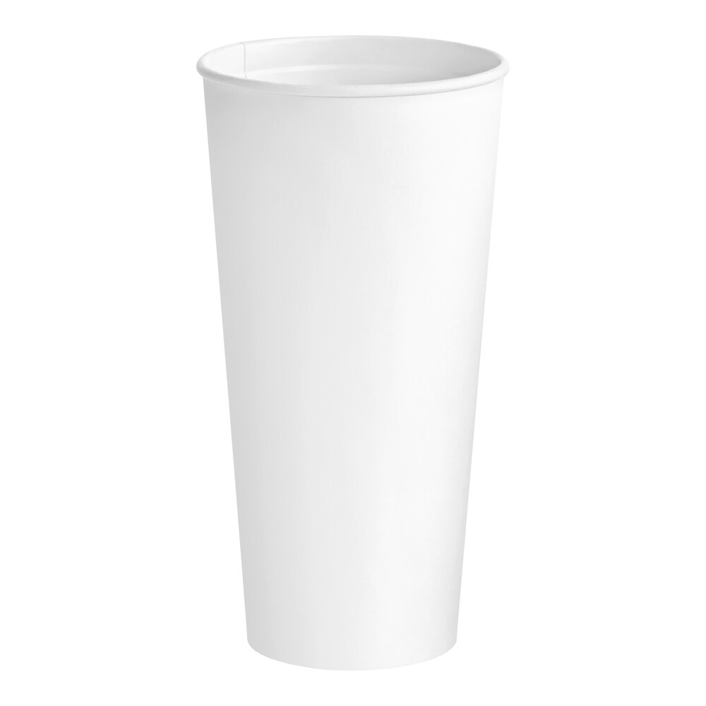 Dart ThermoGuard 24 oz. Double Wall Insulated White Paper Hot Cup - 600/Case