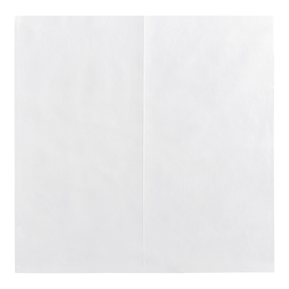 Choice 12" x 12" White Customizable Basket Liner / Deli Wrap - 5,000/Case