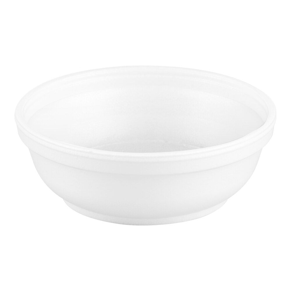 Dart 6B20 6 oz. Insulated White Foam Container - 1,000/Case