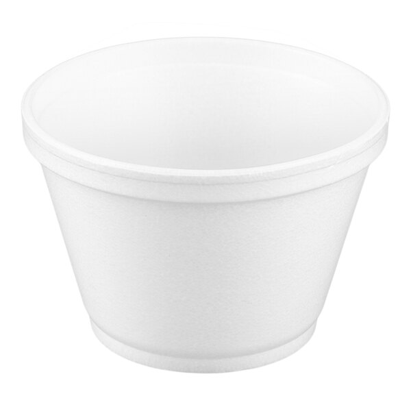 Dart 6SJ12 6 oz. White Foam Food Container - 50/Pack