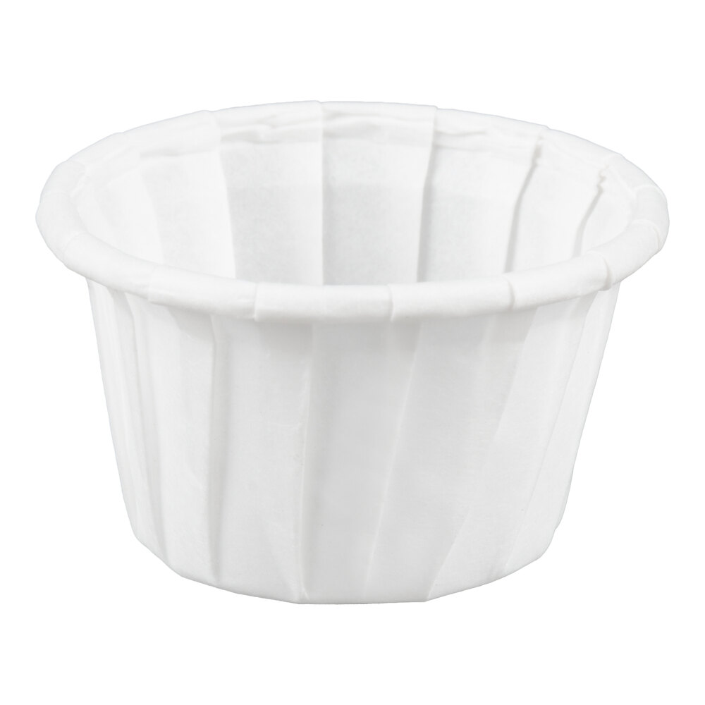Solo SCC050 0.5 oz. White Paper Souffle / Portion Cup - 5,000/Case