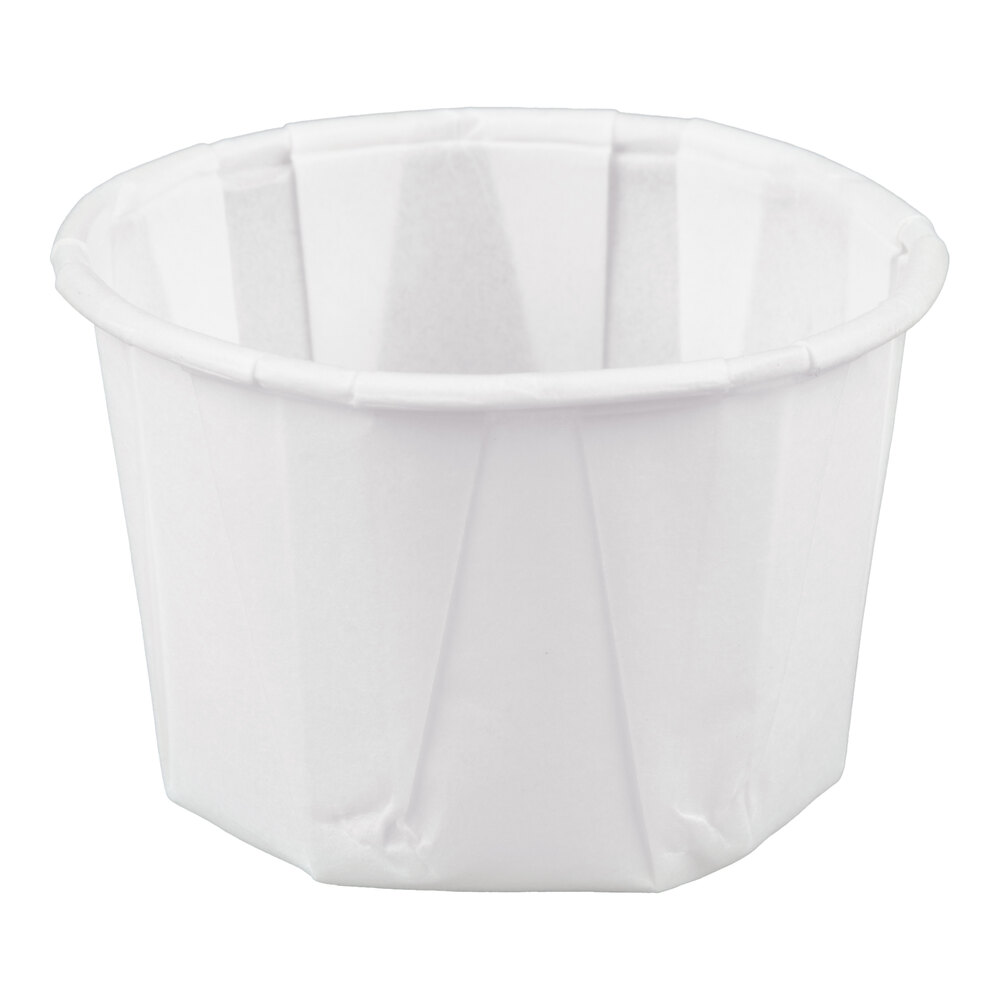 Solo 125-2050 1.25 oz. Paper Souffle / Portion Cup - 5,000/Case