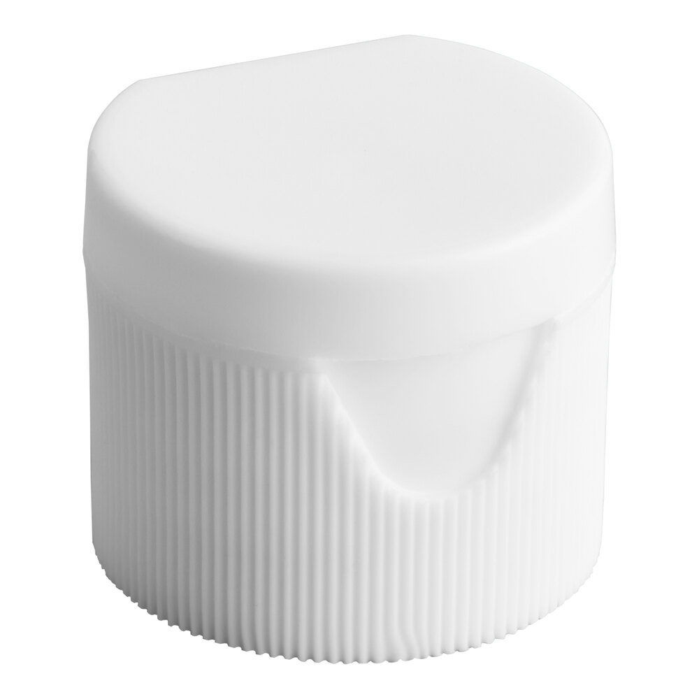 20/410 White Unlined Flip Top Lid - 5,000/Case