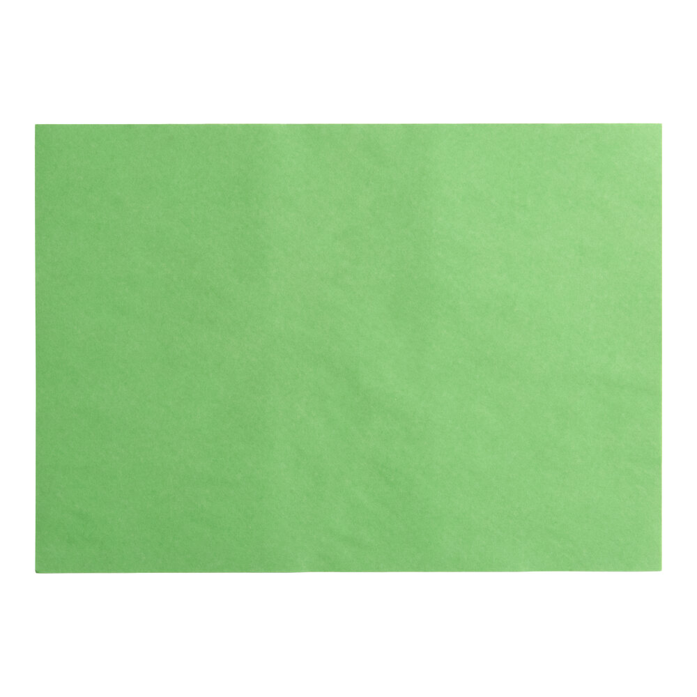 Choice 10" x 14" 40 lb. Green Steak Paper Sheets - 1,000/Case