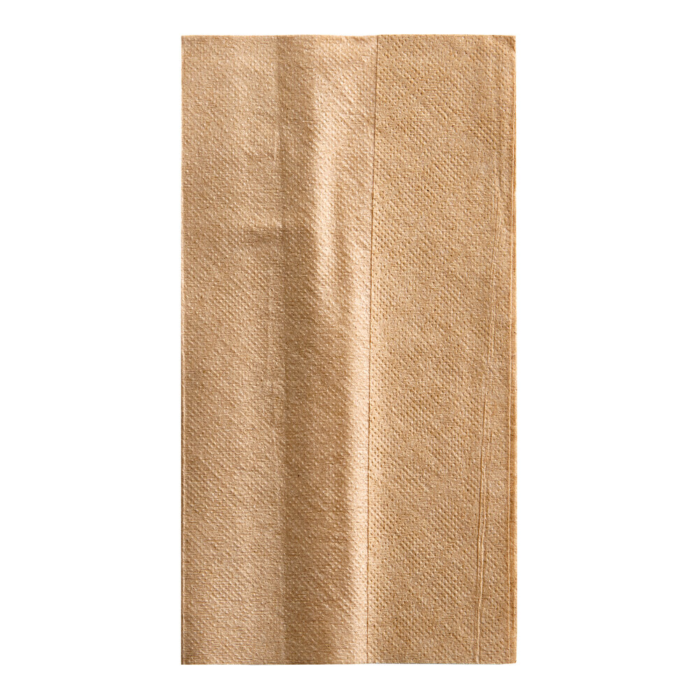 Choice Kraft Natural Tall-Fold 6" x 13" Dispenser Napkin - 500/Pack