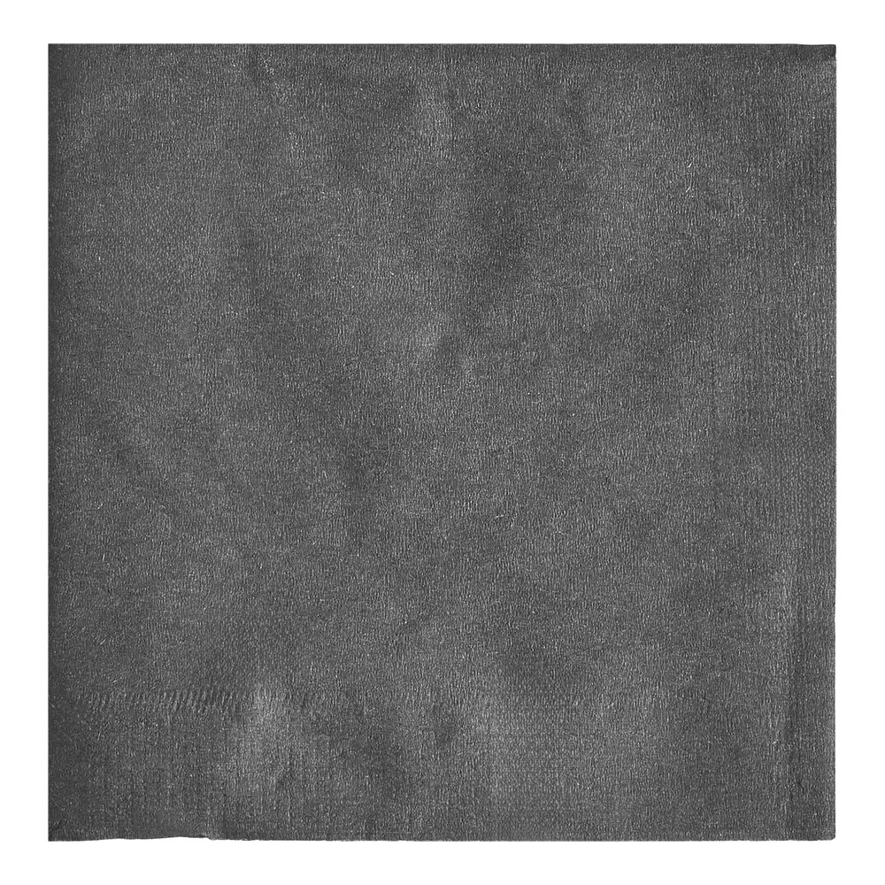 Choice Black 1-Ply Beverage / Cocktail Napkin - 4,000/Case