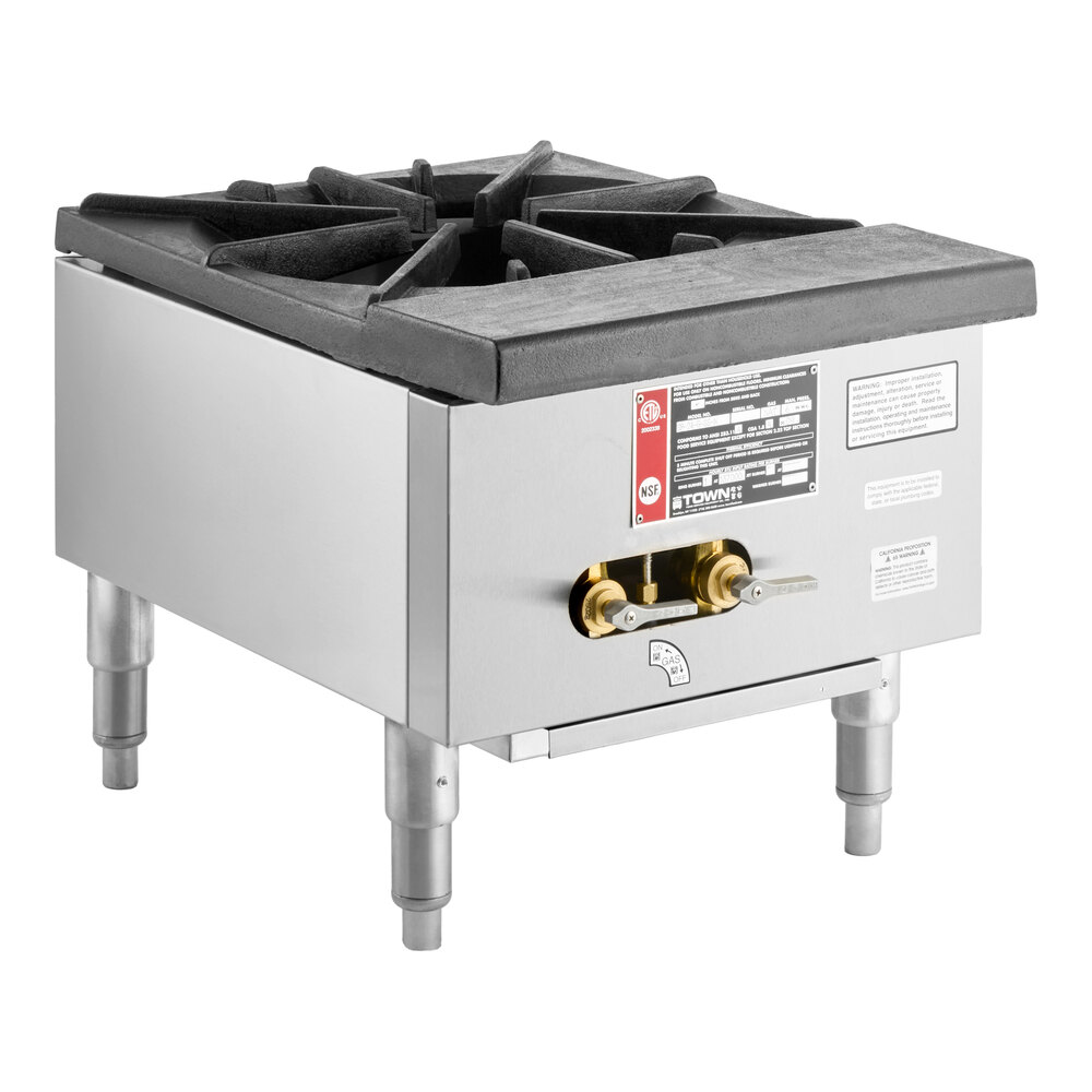 Town SR-24-G-SS Natural Gas Grate Top Stock Pot Range