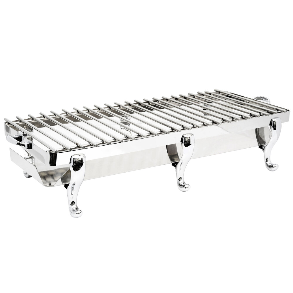 Eastern Tabletop 3258G Park Avenue 41 1/2" Stainless Steel Grill Stand with Removable Grill Top
