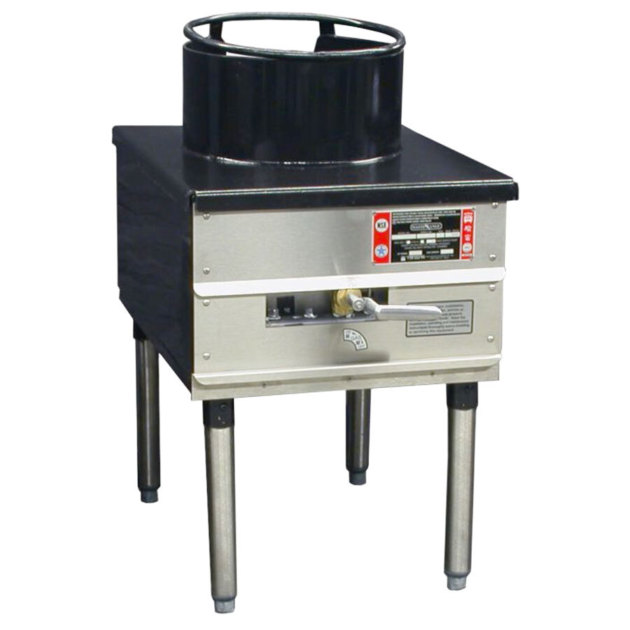 Town SR-24-M-SS-P Natural Gas 13" Mandarin Chamber Wok Range