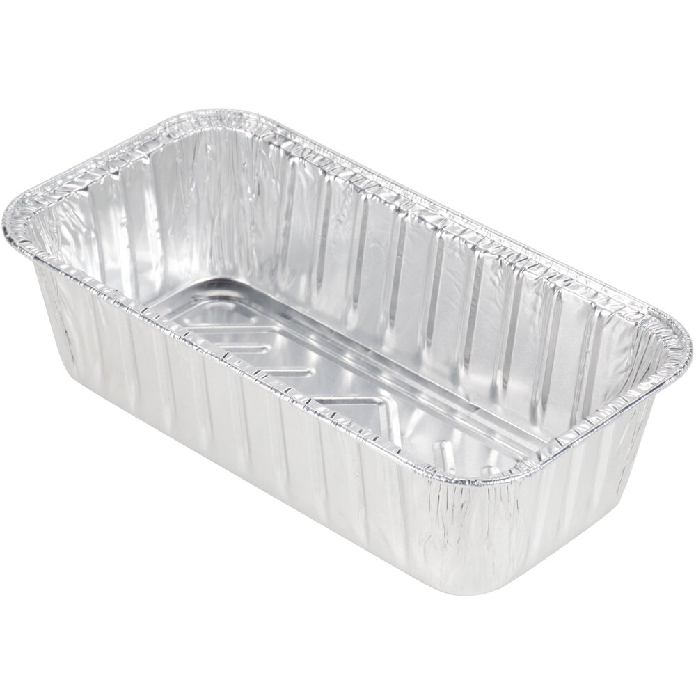 Durable Packaging 2 lb. Foil Bread Loaf Pan - 500/Case