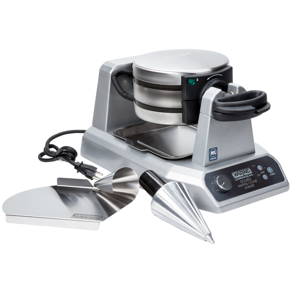 Waring WWCM200 Double Waffle Cone Maker - 120V