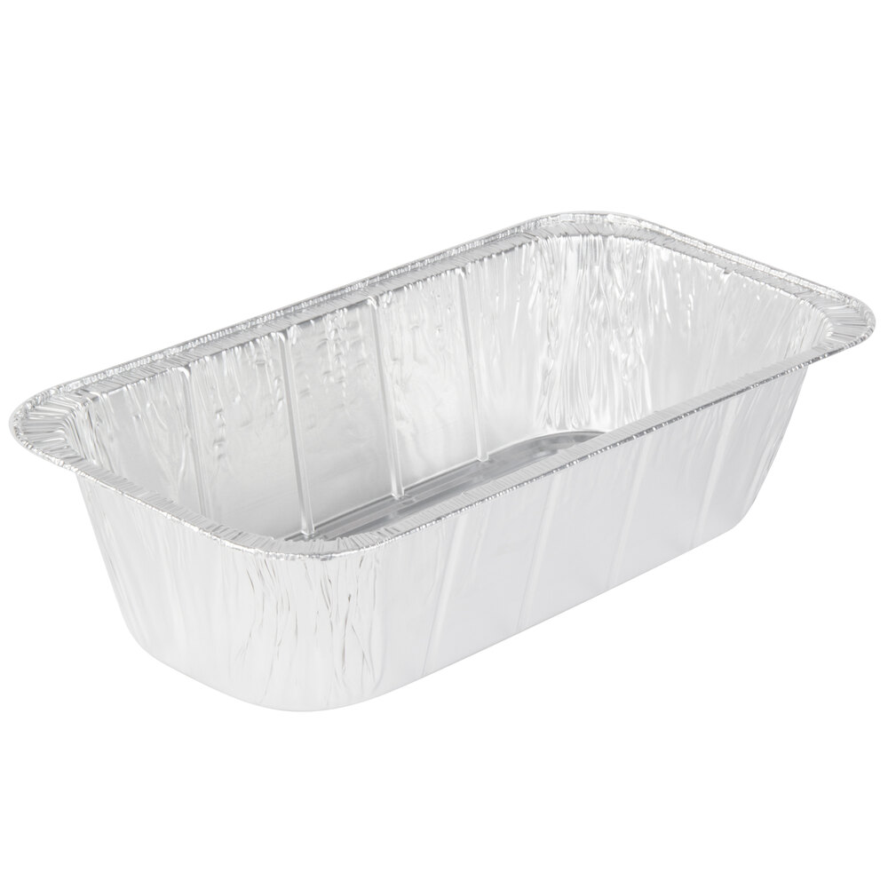 Western Plastics Third Size Foil Steam Table Pan 3 5/16" Deep - 100/Case