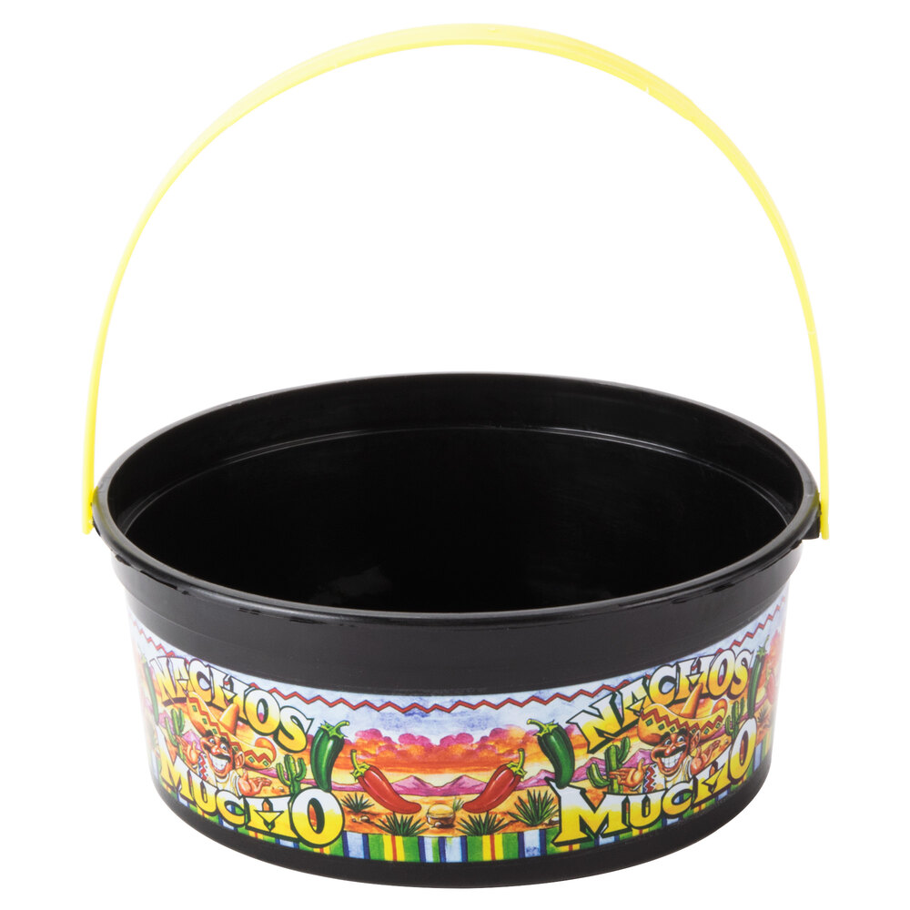 24 oz. Plastic Nachos Mucho Bucket - 170/Case