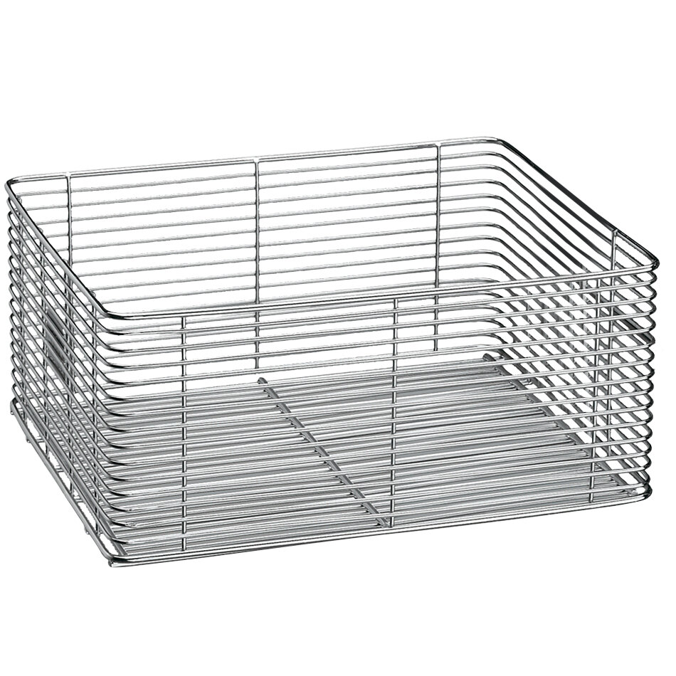 Waring 030420 11 1/2" x 4 1/2" x 5 3/4" Twin Fryer Basket without Handle