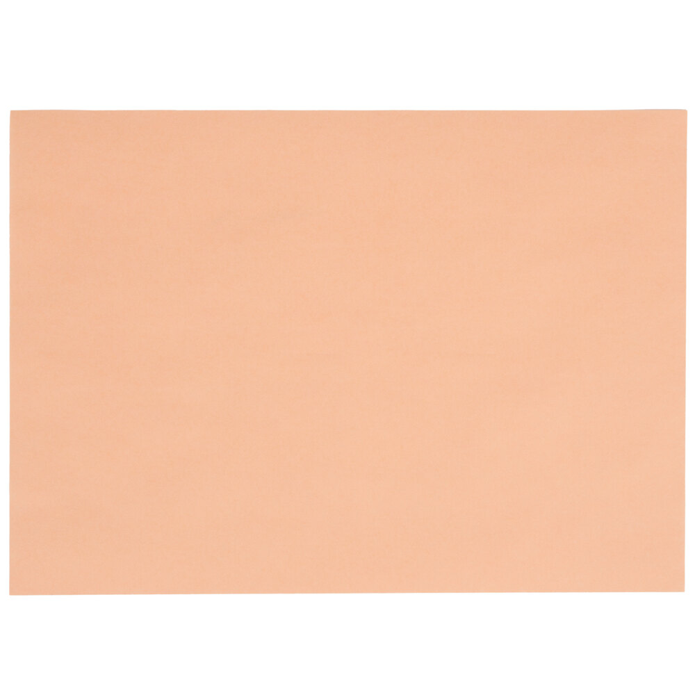 10" x 14" 40 lb. LitePeachTreat® Steak Paper Sheets - 1,000/Case