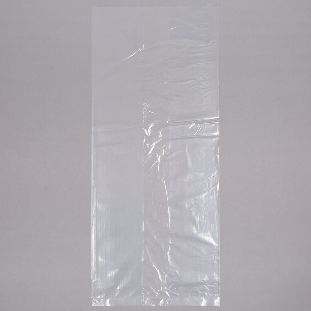 Inteplast Group PB100824M Get Reddi 10" x 8" x 24" Plastic Food Bag - 500/Case